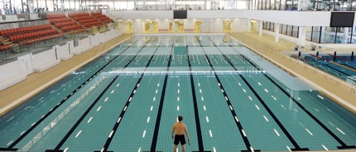 Royal Commonwealth Pool is 200m up the road.